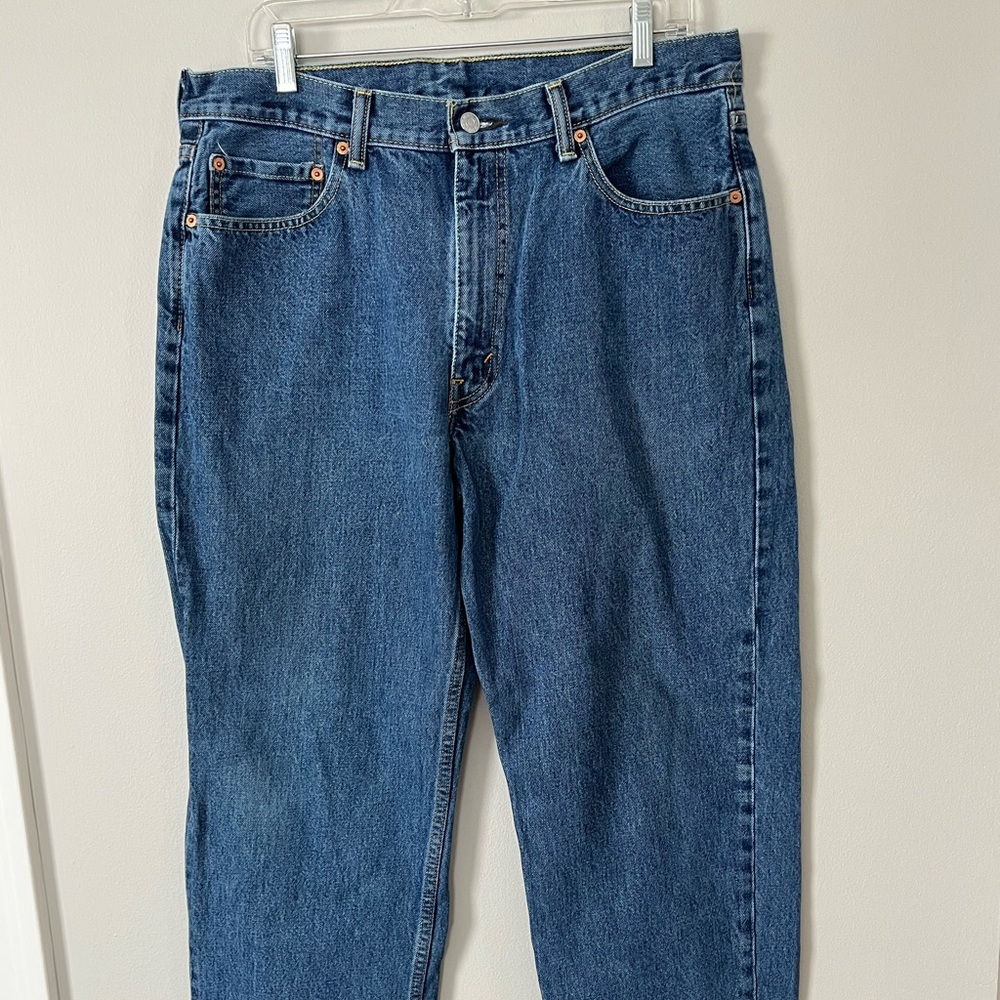 LEVI LEVIS 550 RELAXED FIT MEN'S JEANS SIZE 36 X 30 RED TAB